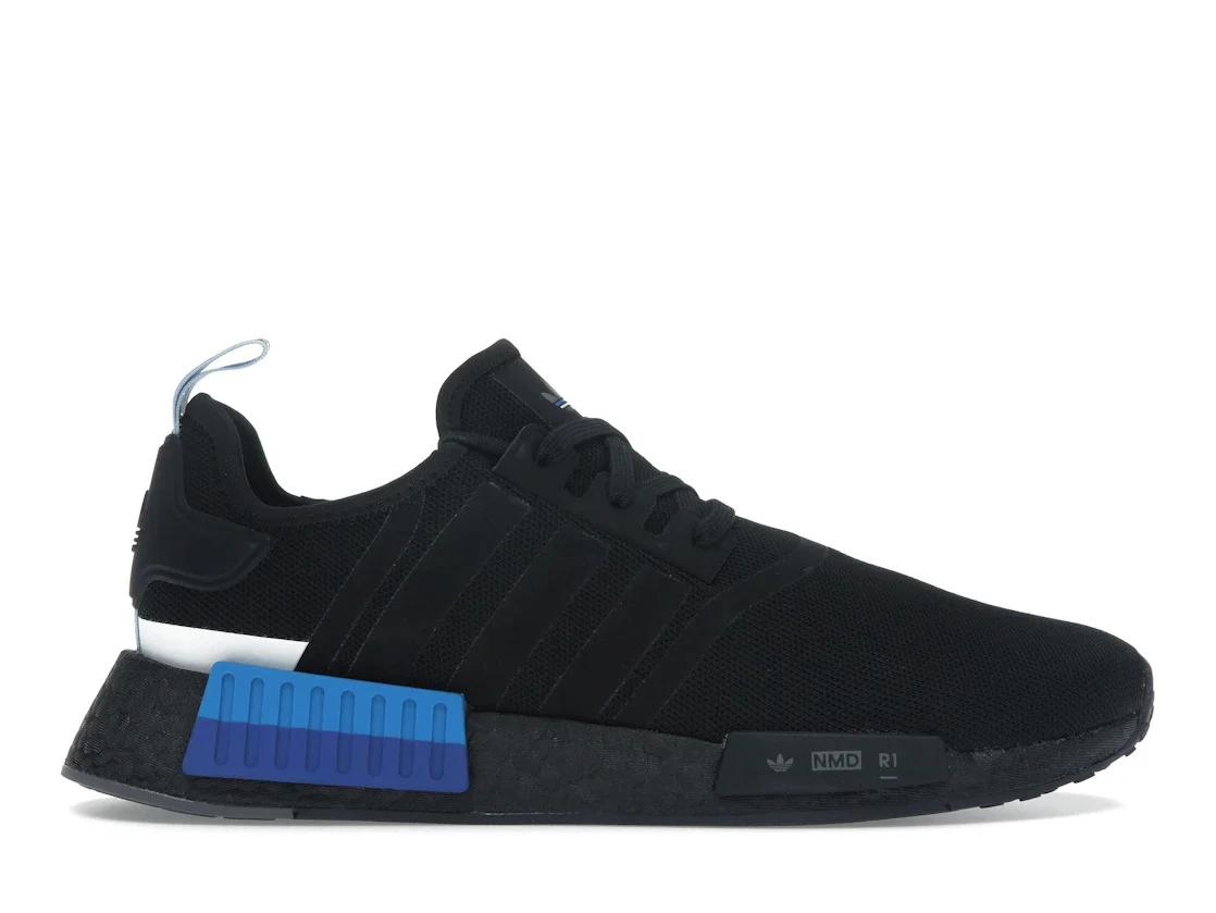 adidas NMD R1 Black Royal Blue - 1