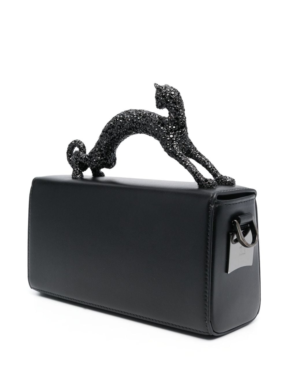 Pencil Cat rhinestone-embellished shoulder bag - 3