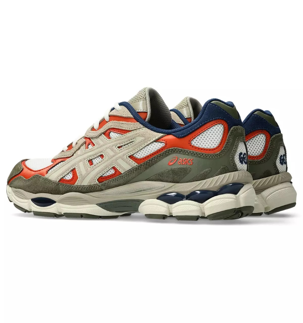 ASICS GEL-NYC "Cream/Orange" Unisex Shoe - 5