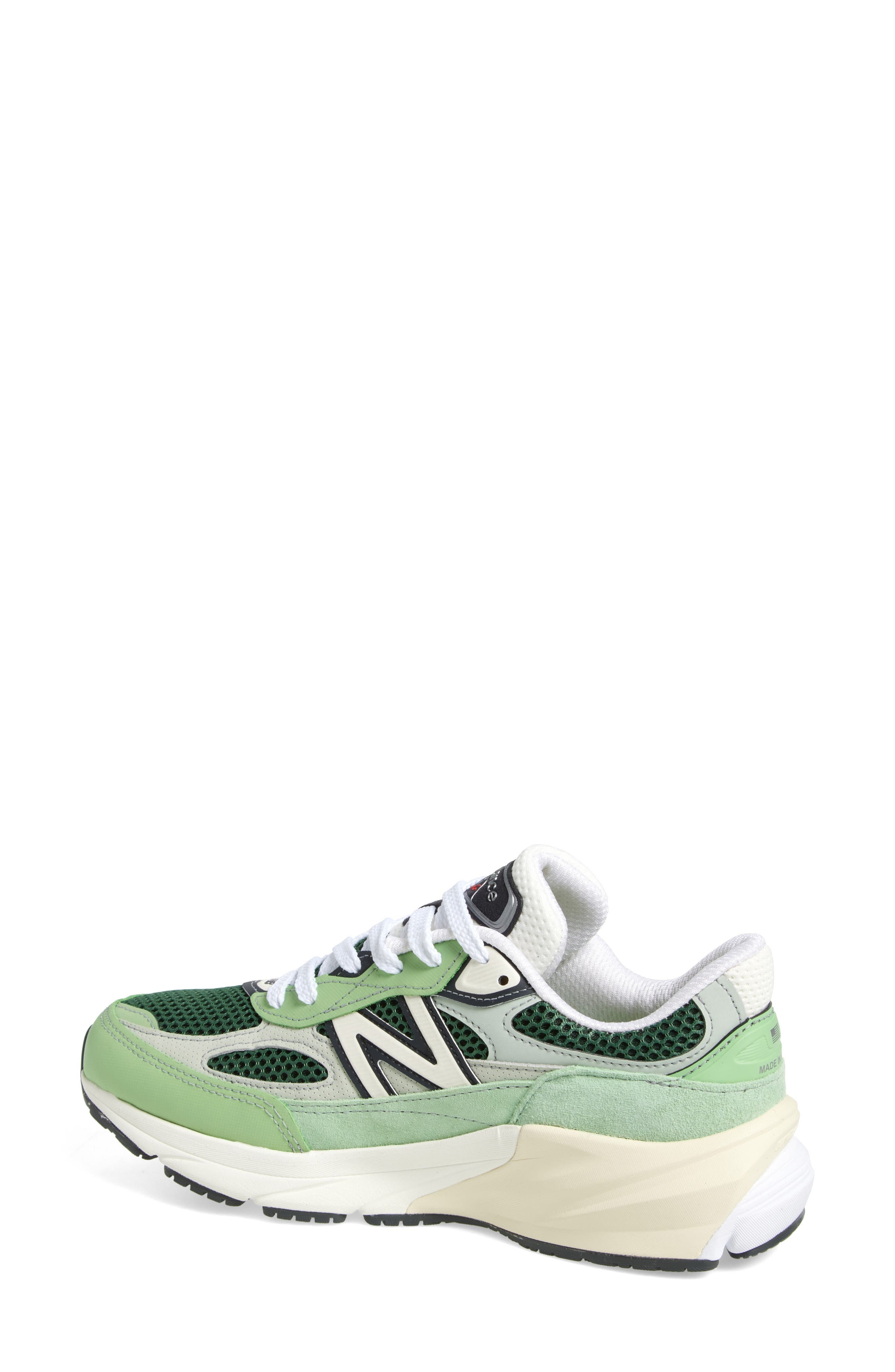 New Balance Gender Inclusive Made in USA 990v6 Sneaker in Avocado/Natural Mint at Nordstrom - 2
