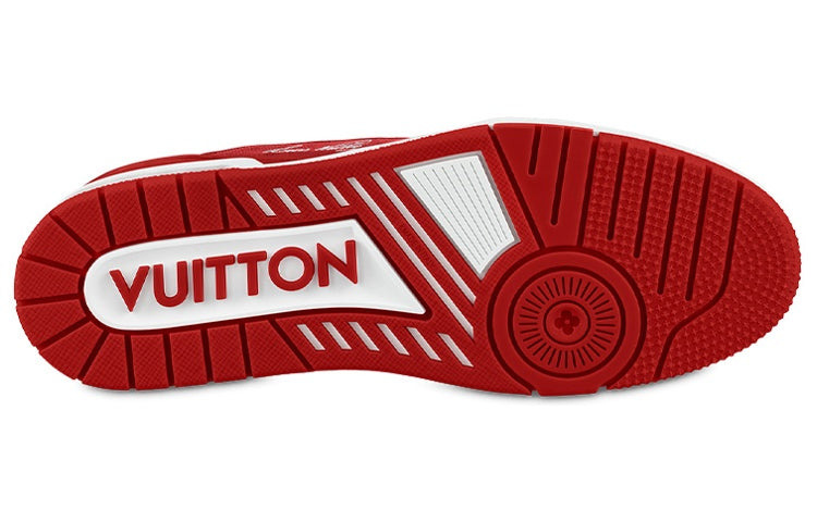 LOUIS VUITTON LV Trainers 'White Red' 1AANFH - 4