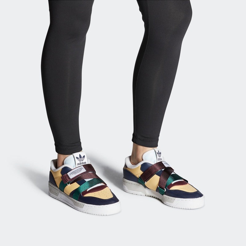 (WMNS) adidas originals Rivalry Low W Strap 'Yellow Blue Green' FV4943 - 7
