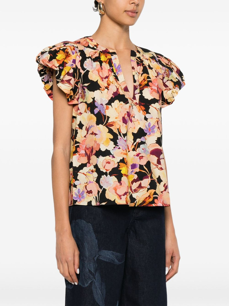 Abril SL floral-print blouse 3