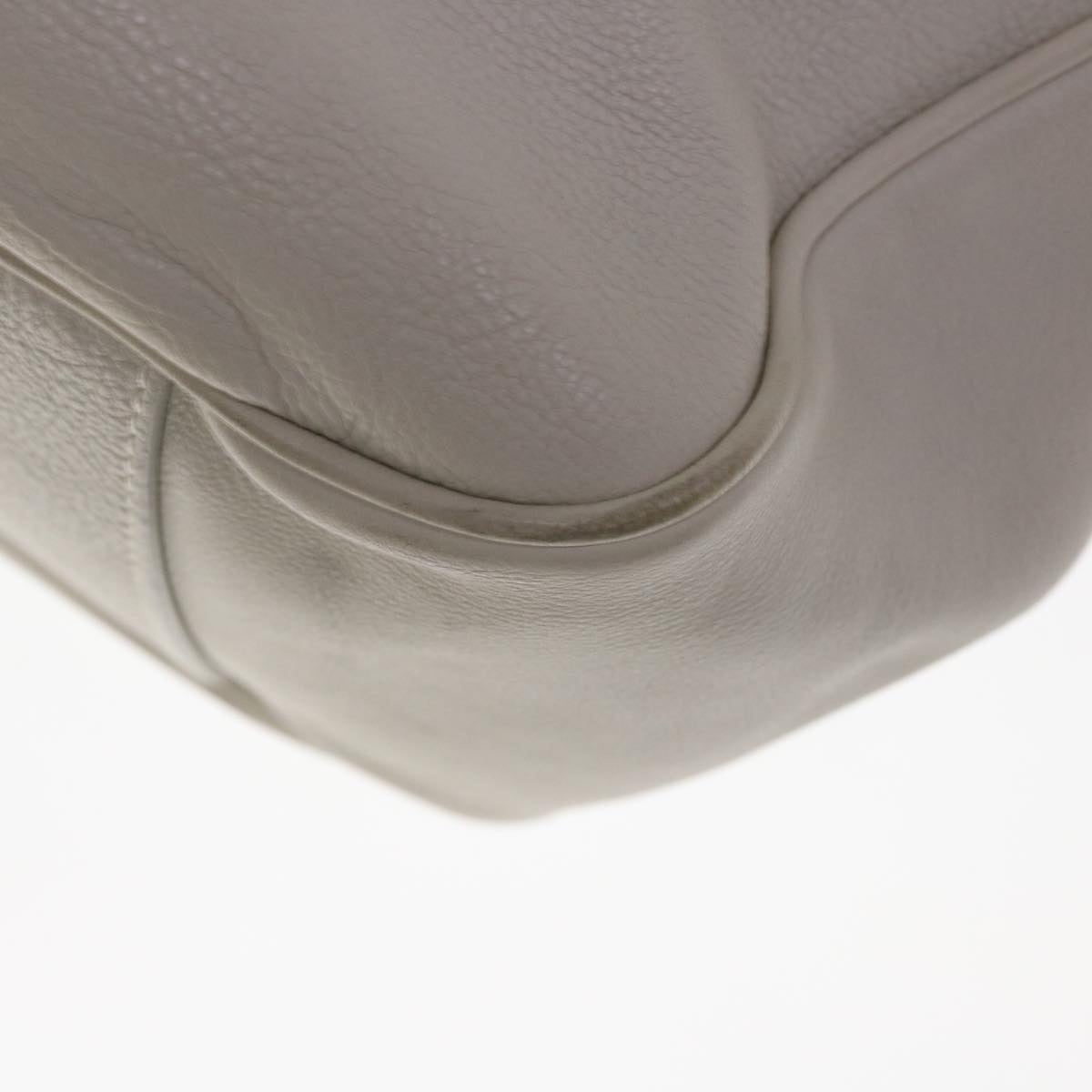 DIOR Tote Bag Leather White - 11