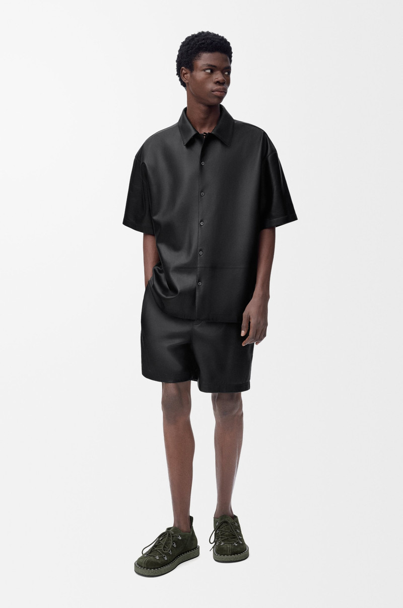 Loewe Short sleeve shirt in nappa lambskin outlook