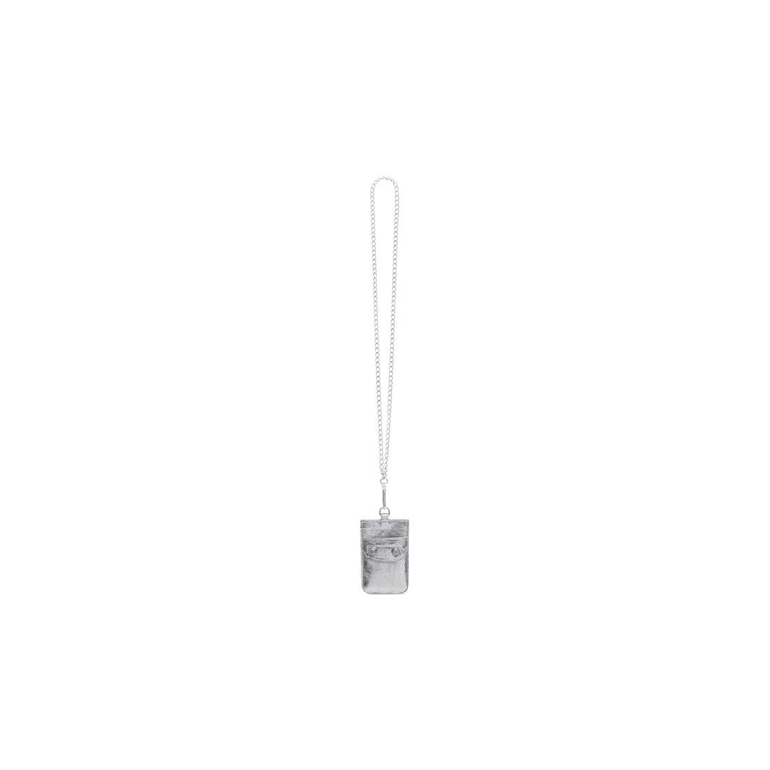 le cagole card and badge holder with chain - 1