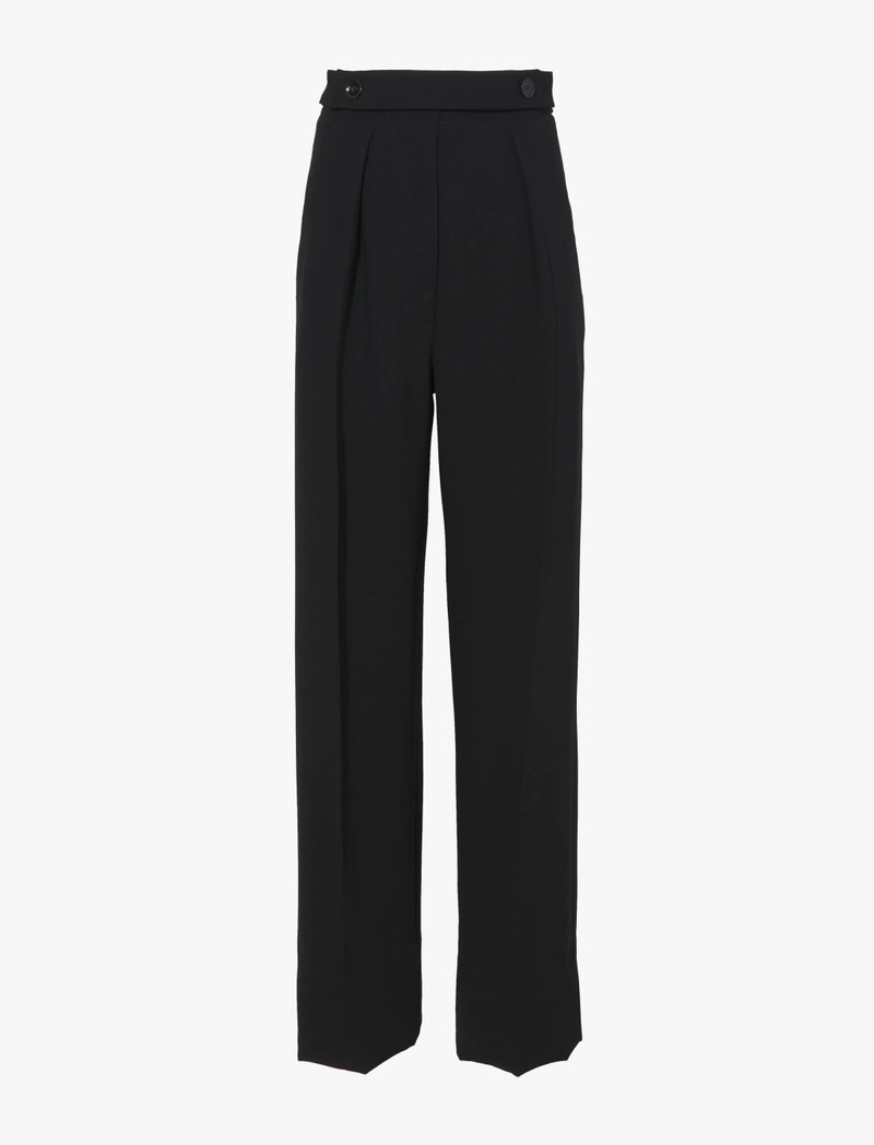 Matte Viscose Crepe Pants 1