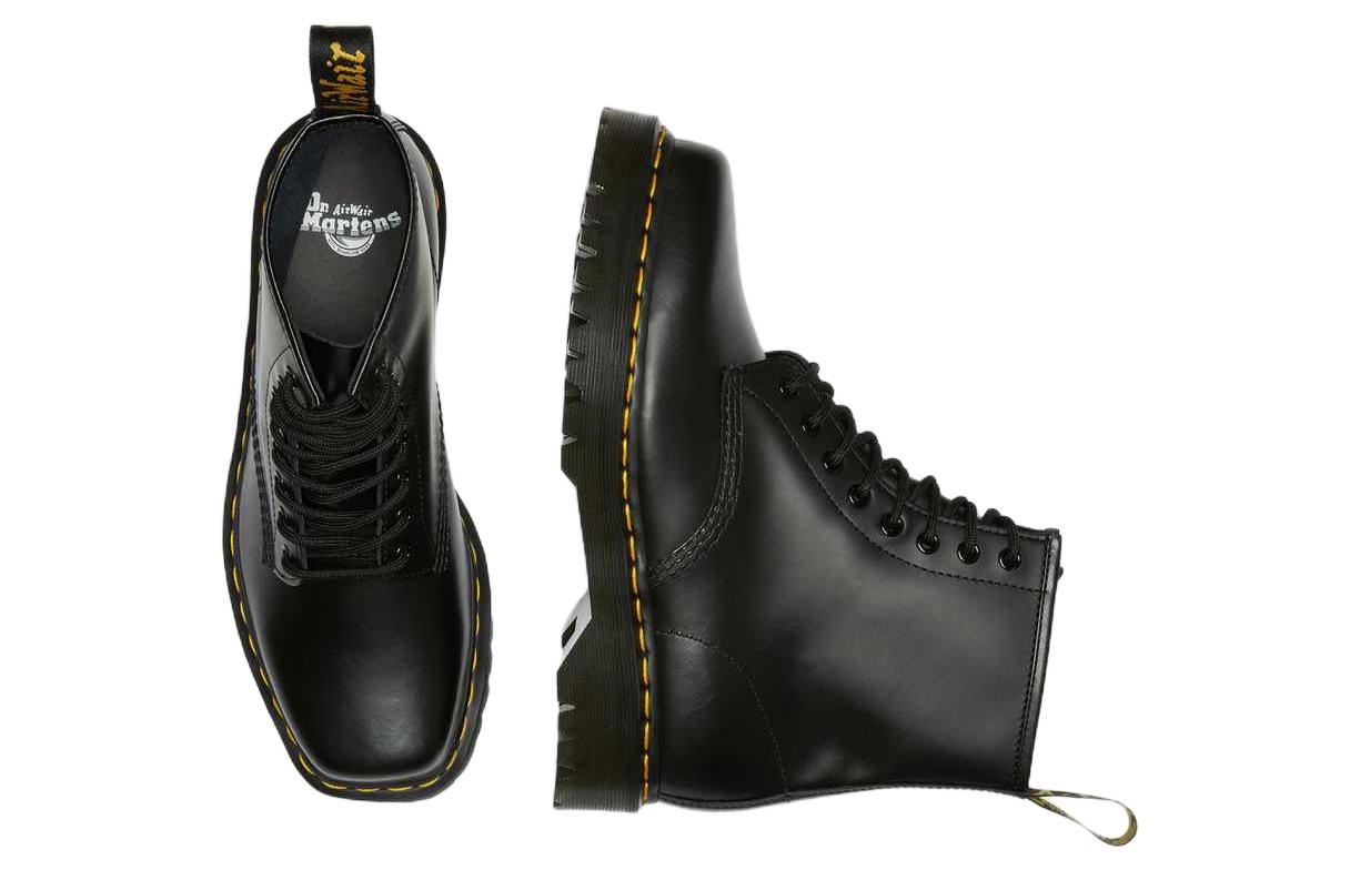 Dr. Martens 1460 Bex Squared Toe Leather Lace Up Boots 'Black' 27886001 - 4