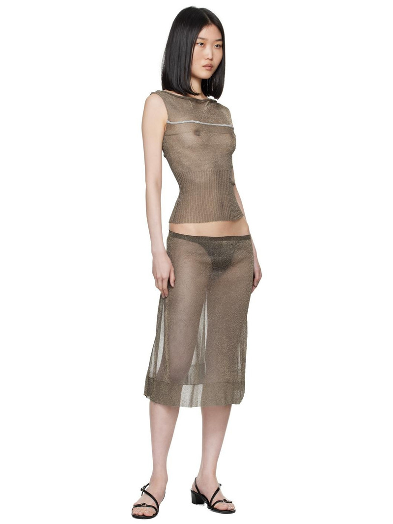 paloma wool Black & Gold Milu Tank Top outlook