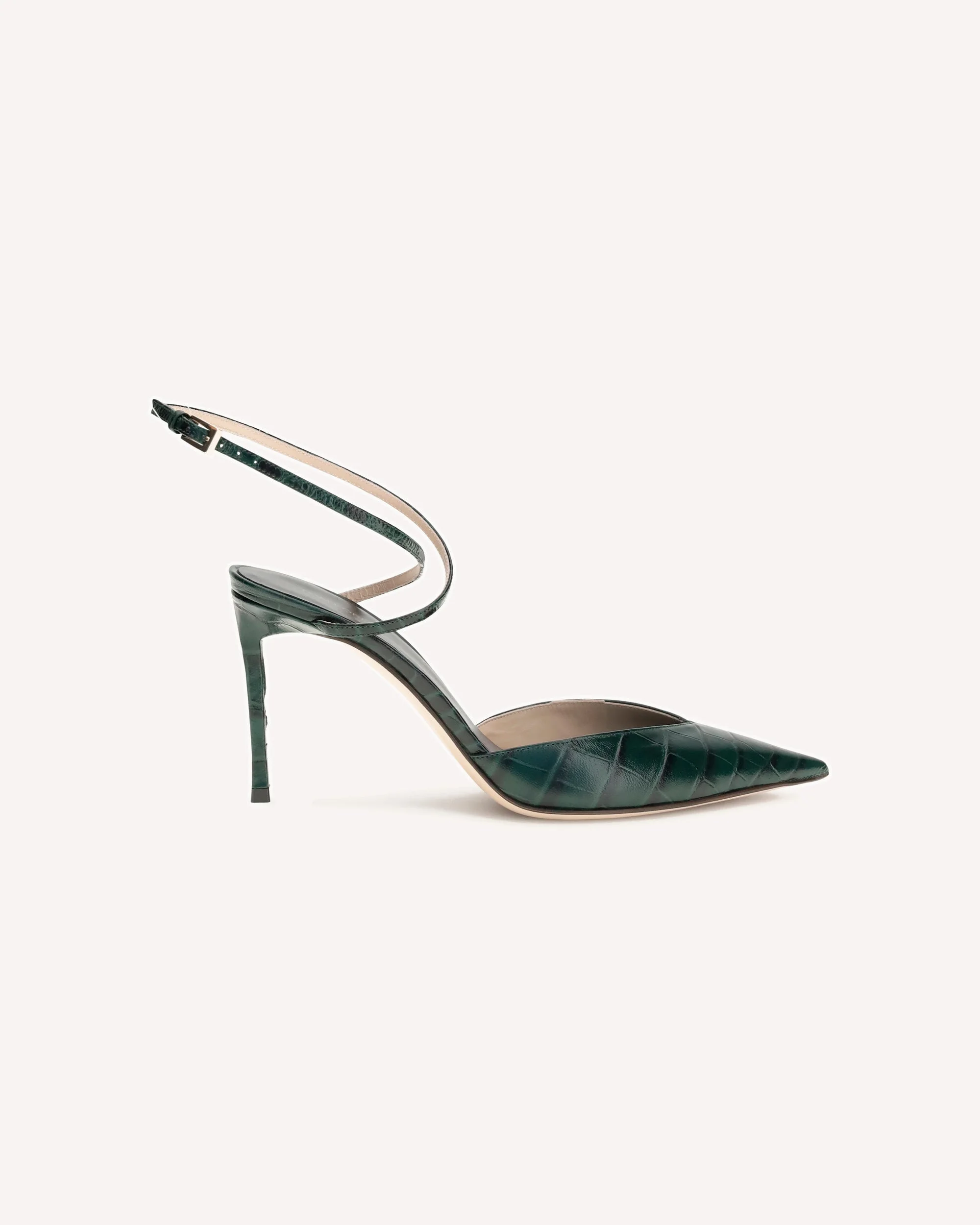 Crocodile-print leather Pumps - 1