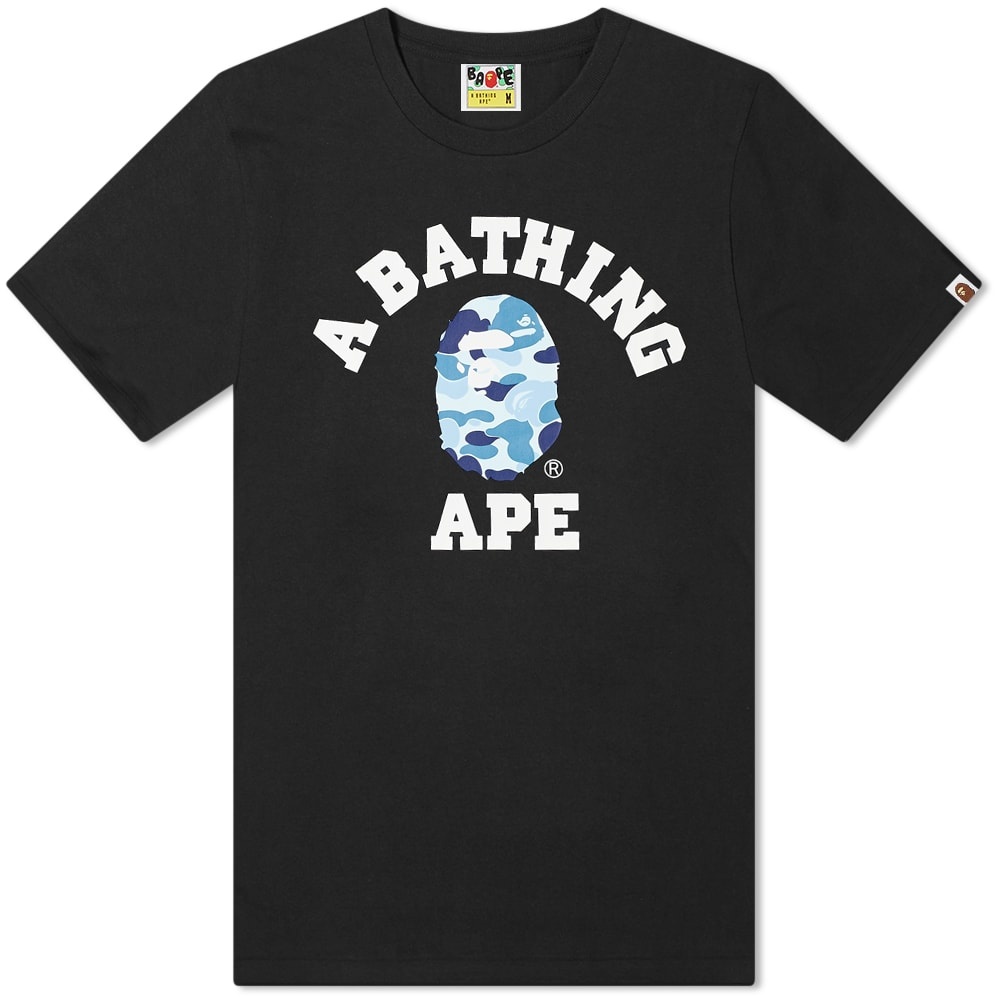 A Bathing Ape ABC Camo College Tee - 1