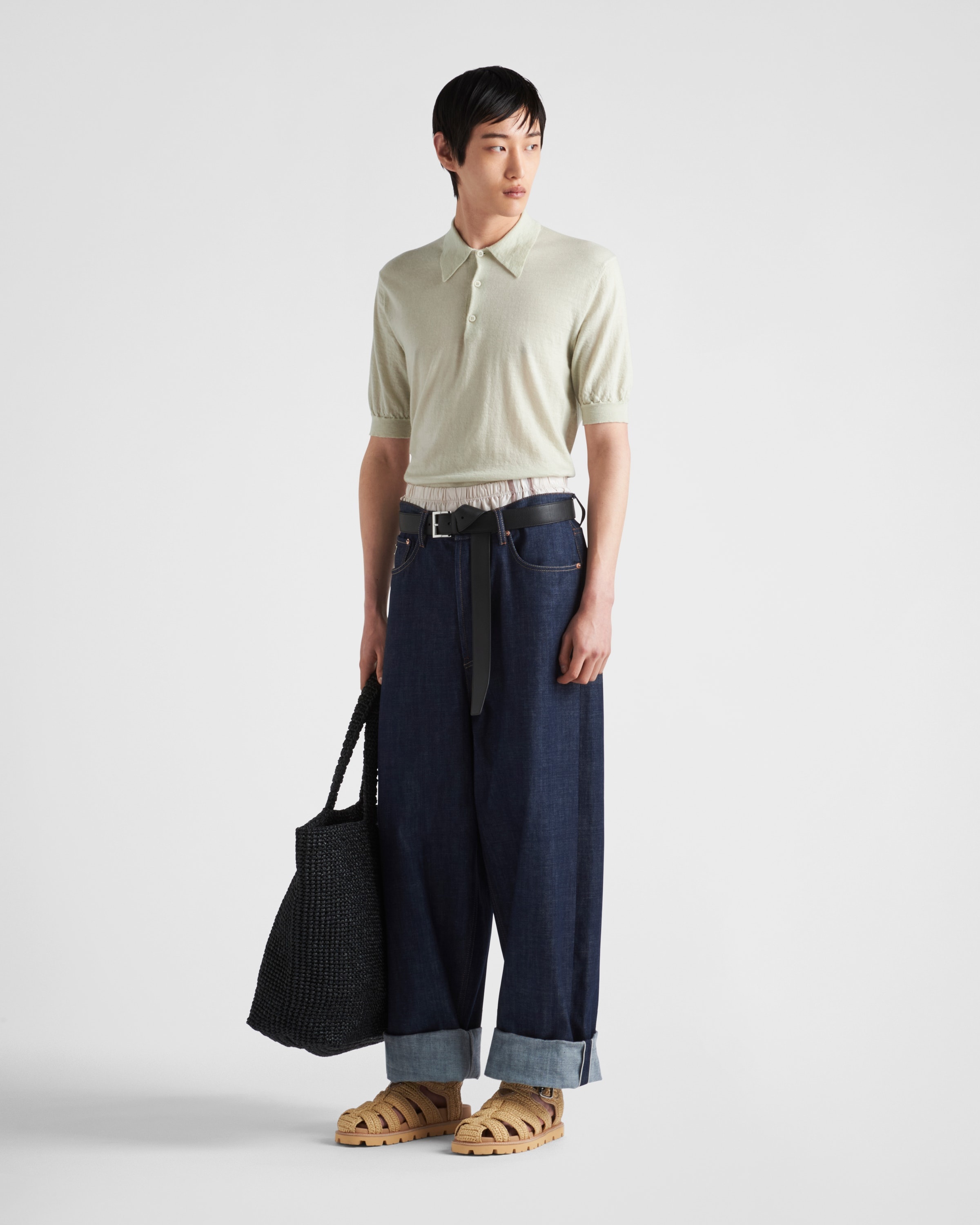 Wide, selvedge denim jeans - 2