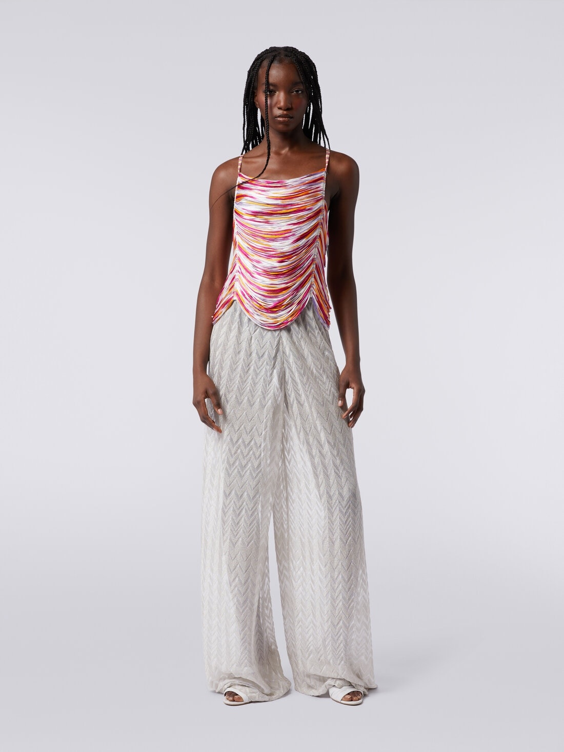 Multi-strand slub viscose top - 2