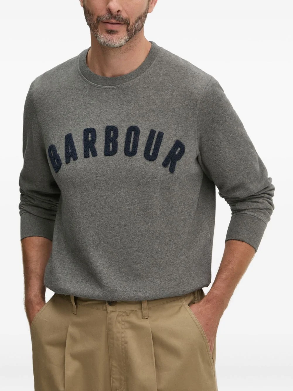 Prep logo crew-neck sweater - 1