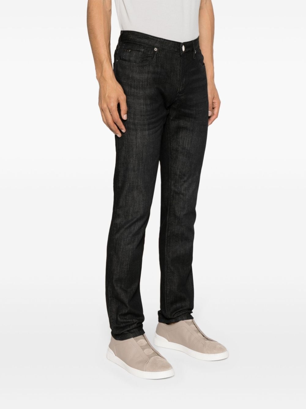 mid-rise slim-fit jeans - 3