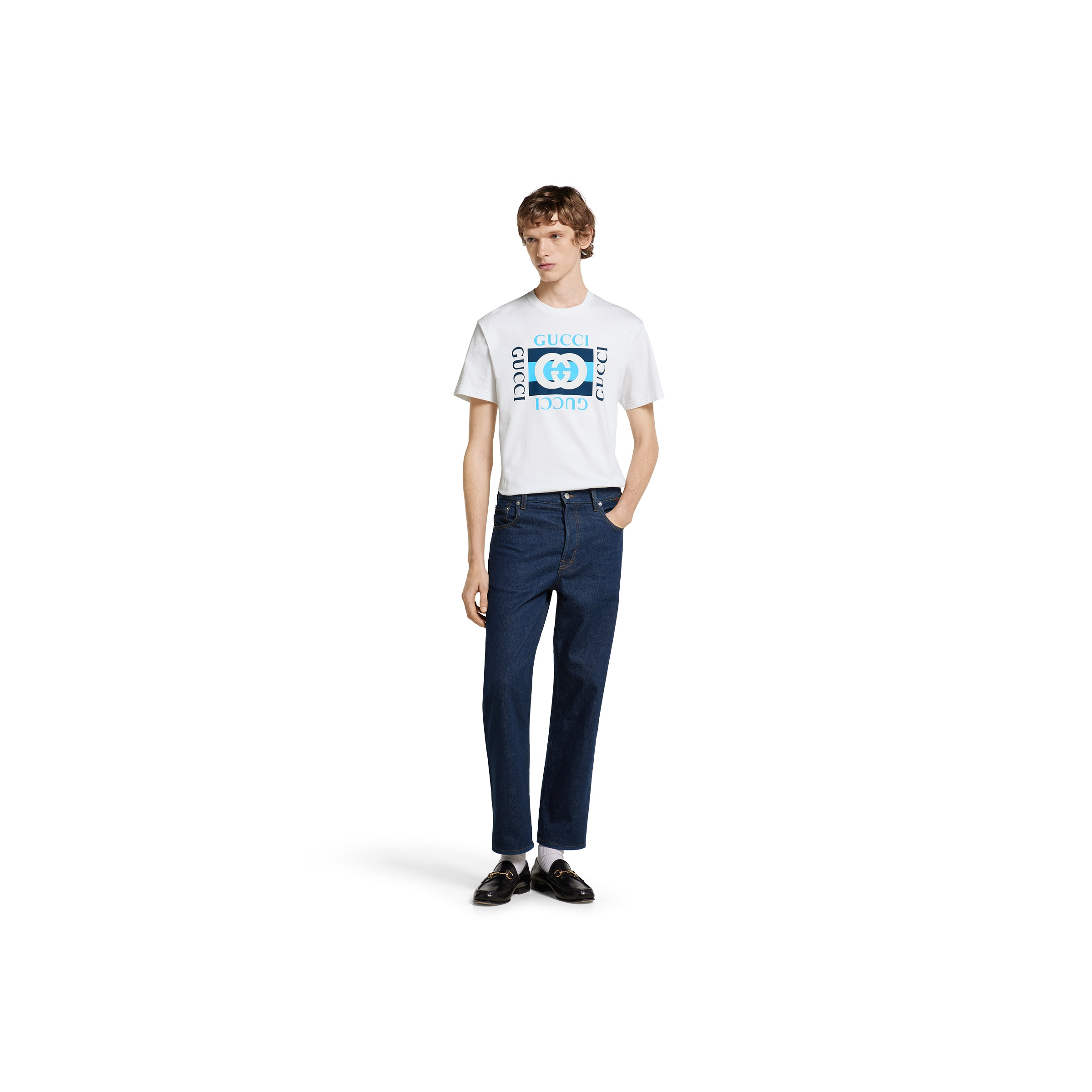 Printed cotton jersey T-shirt - 2