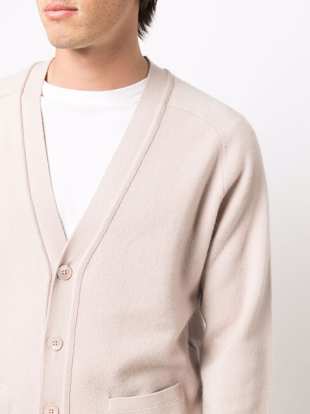 cashmere-blend knit cardigan - 6