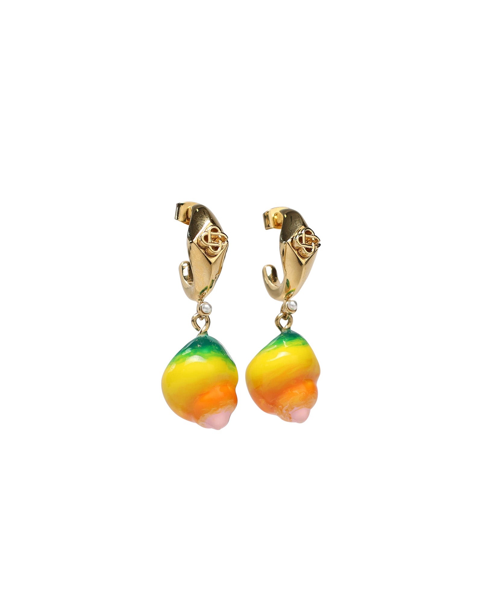 Shell Drop Earrings - 1
