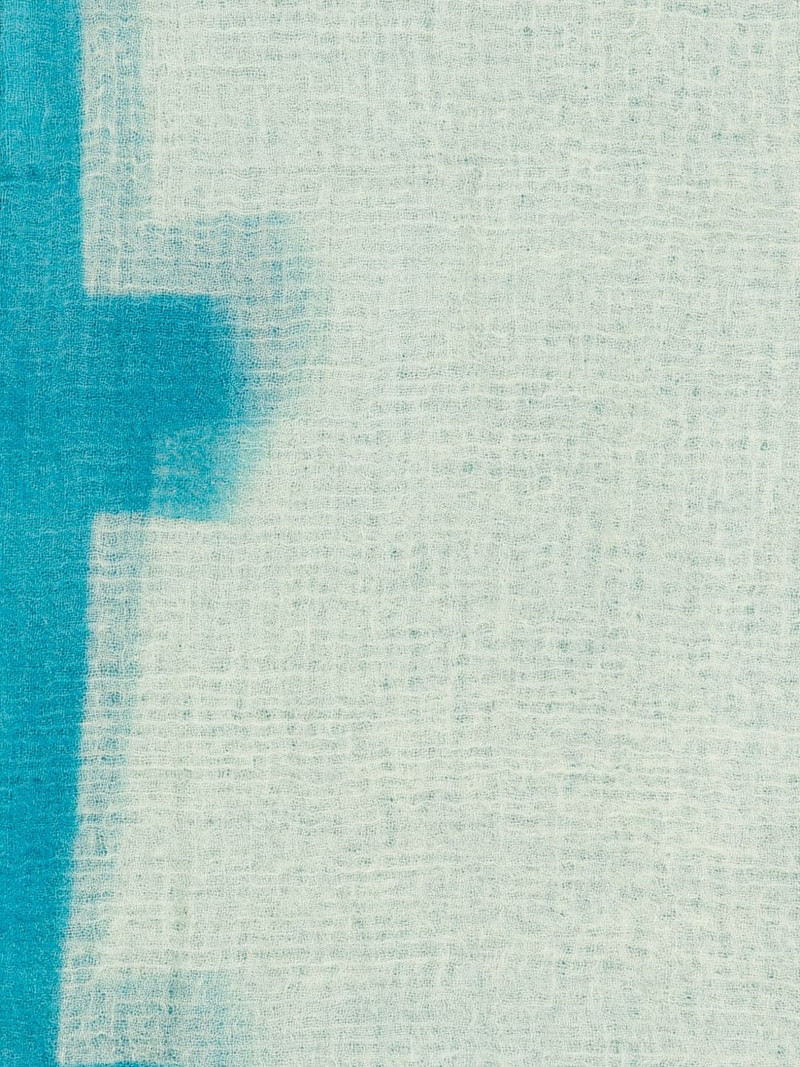 SUZUSAN tie-dye fringed scarf outlook