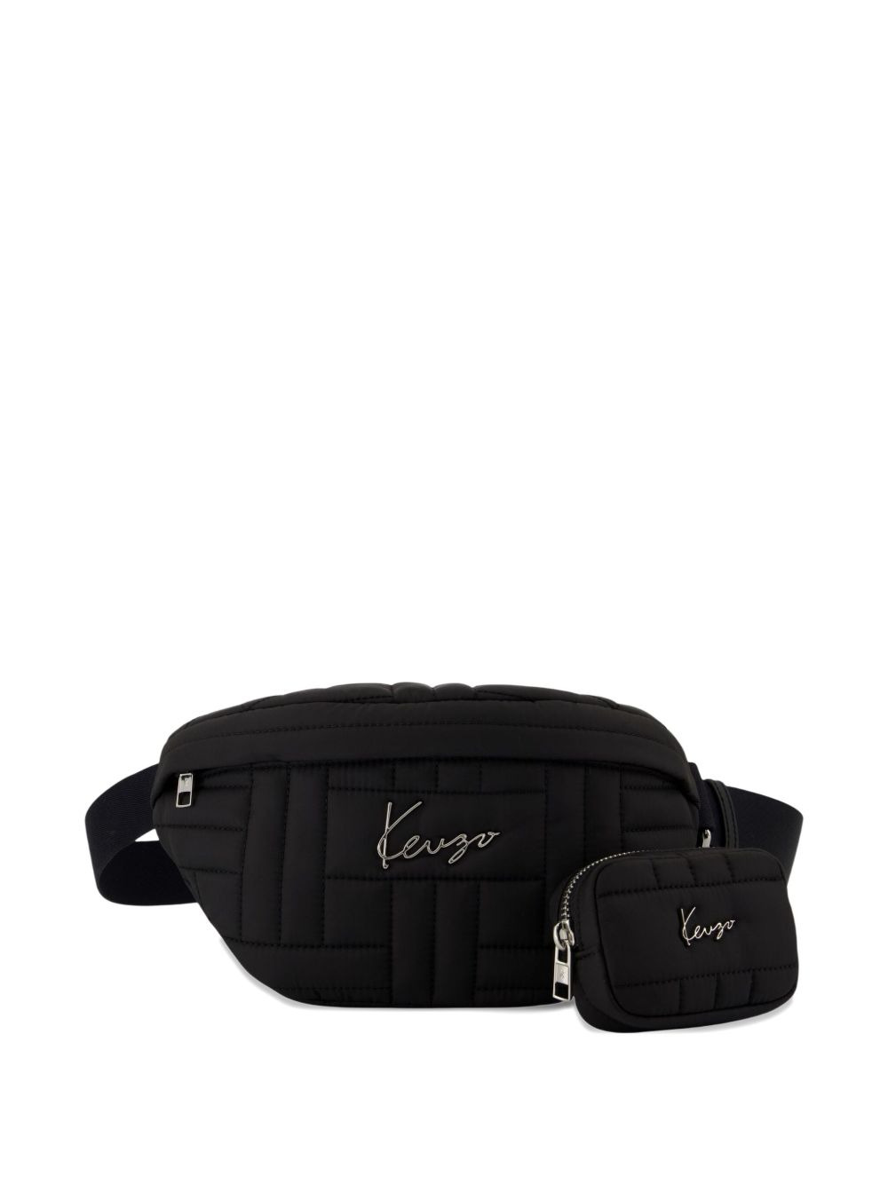 quilted logo belt bag - 2