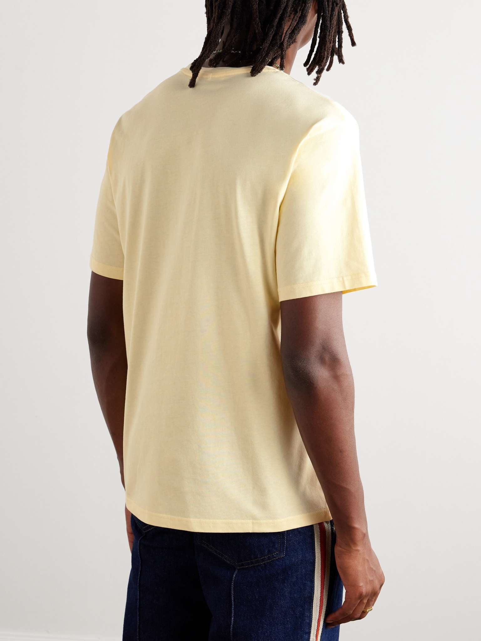 Logo-Embroidered Cotton-Jersey T-Shirt - 3