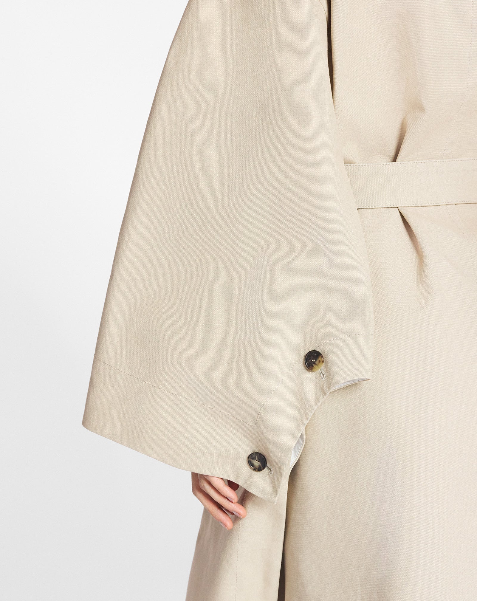 CAPE COAT WITH A COLLAR - 6