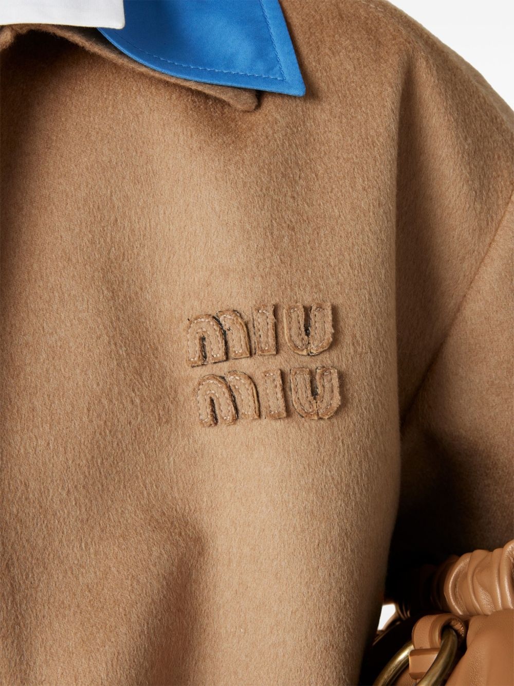logo-appliqué bomber jacket - 6