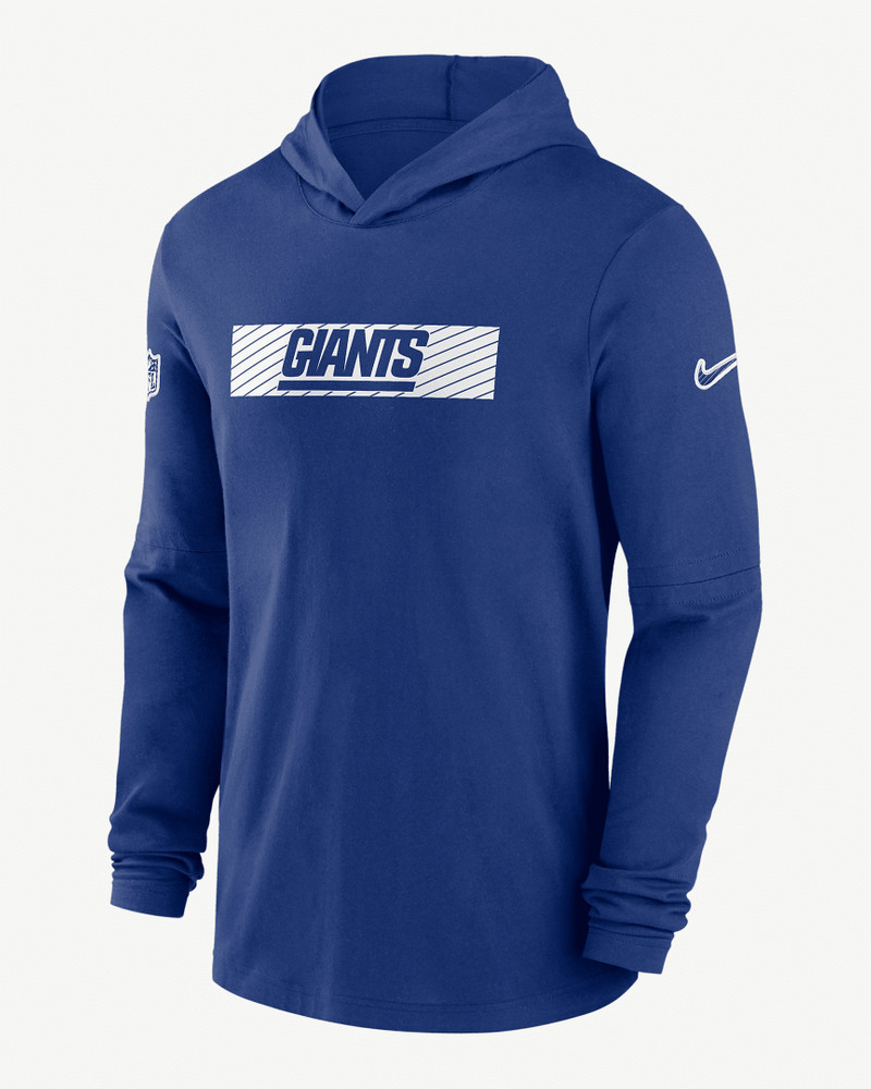 New York Giants Sideline Men's Nike Dri-FIT NFL Long-Sleeve Hooded Top 1