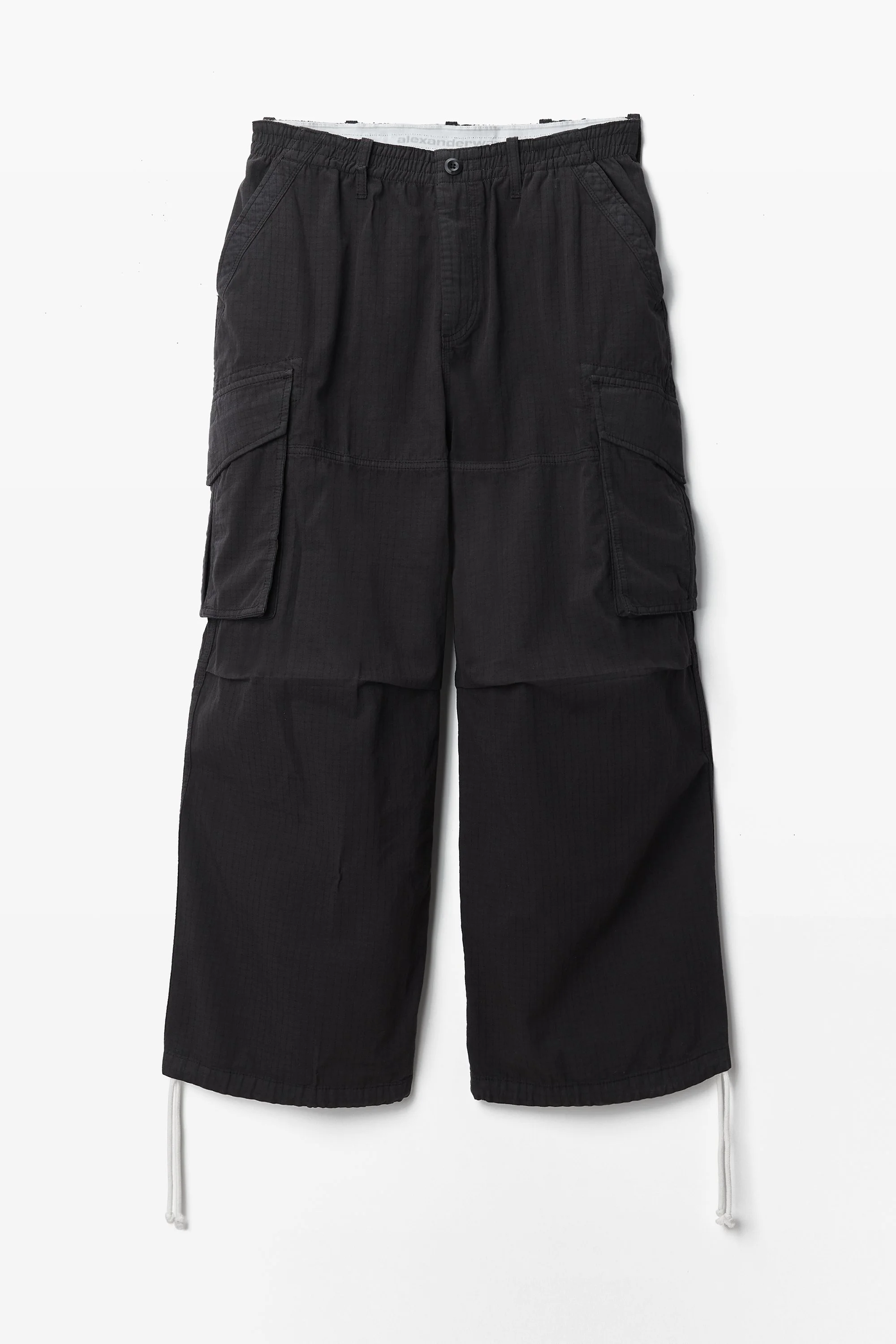 Elastic Mid-Rise Cargo Pant - 1