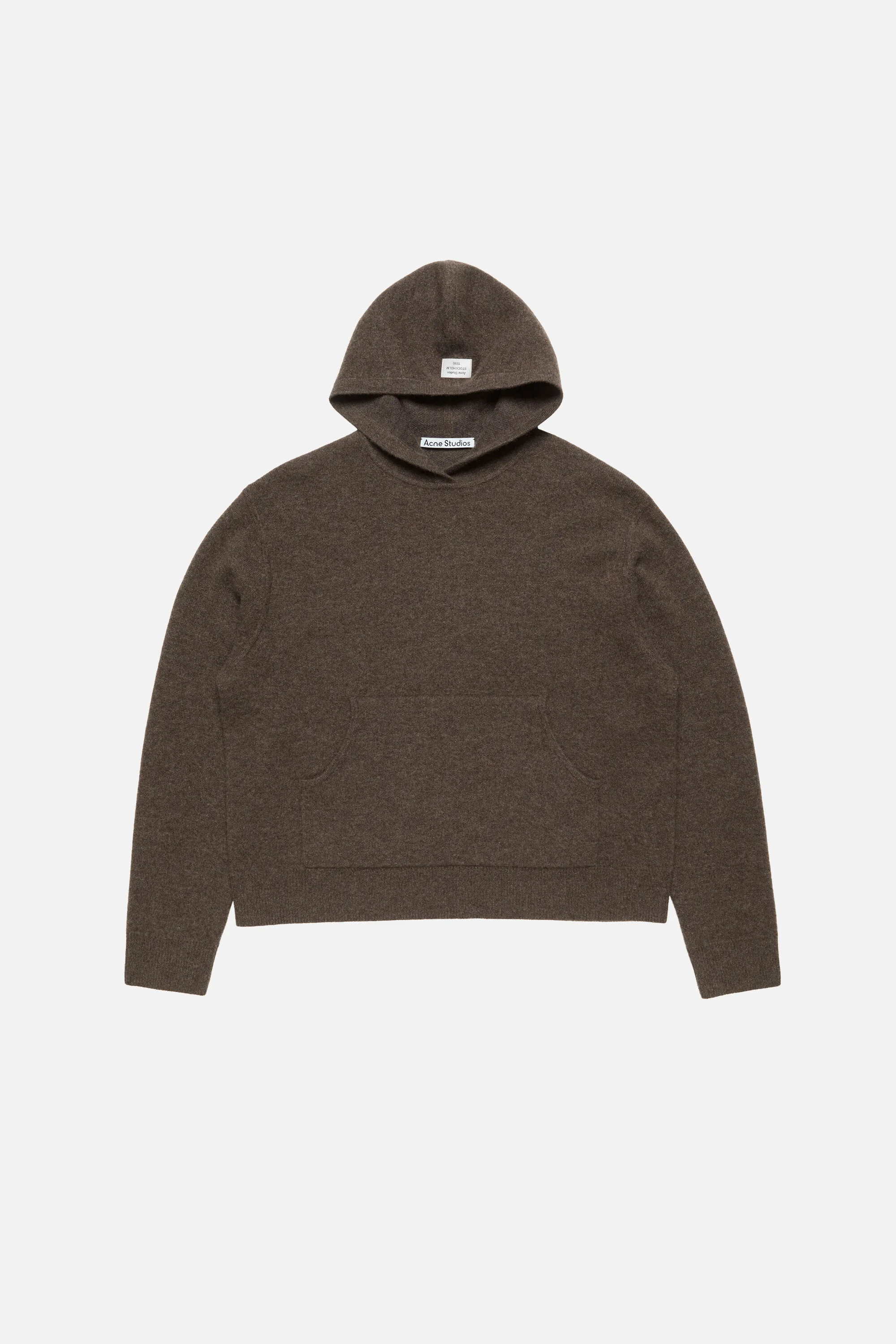 Cashmere hoodie - Walnut brown - 1