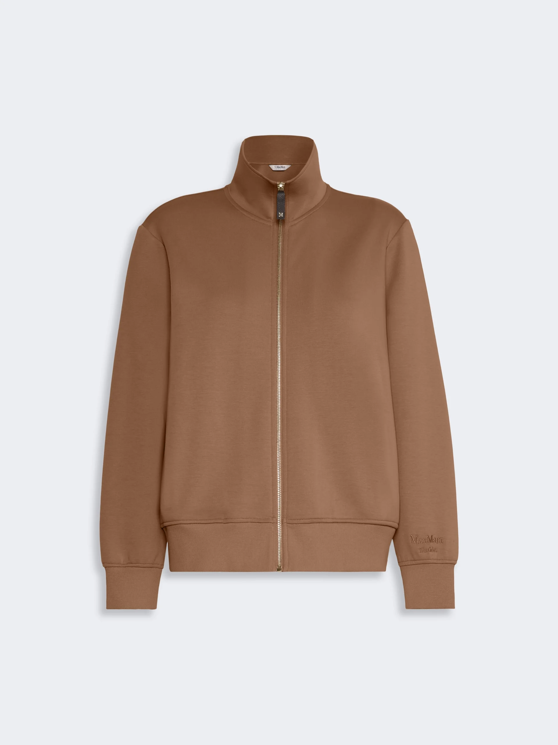 CAREZZA Technical cotton jersey sweatshirt - CAMEL - 1