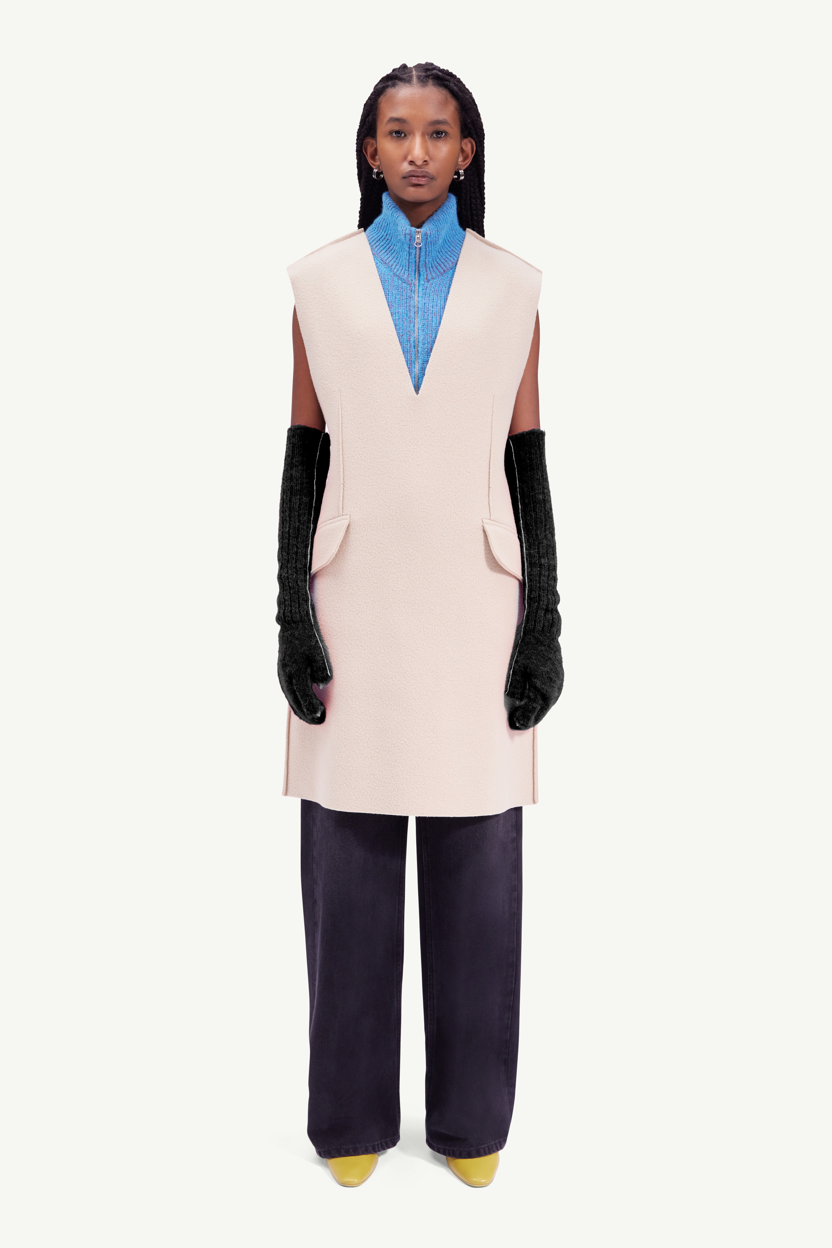 Wool sleeveless dress - 2