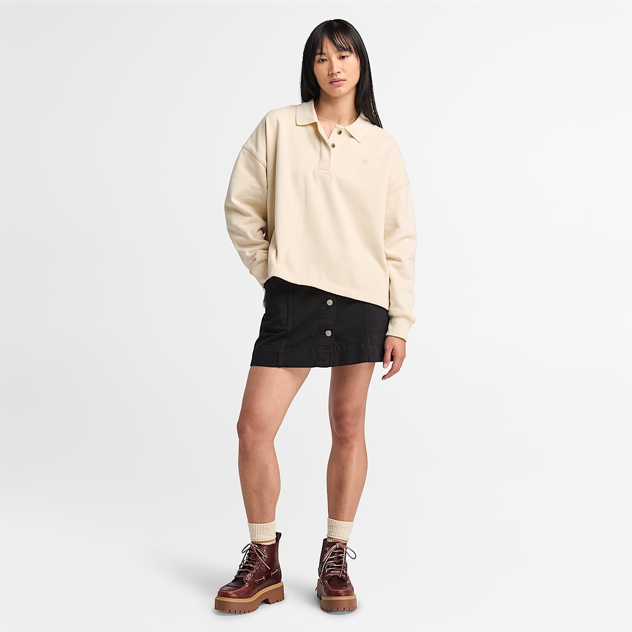 Women's Lush Polo Sweatshirt - 4