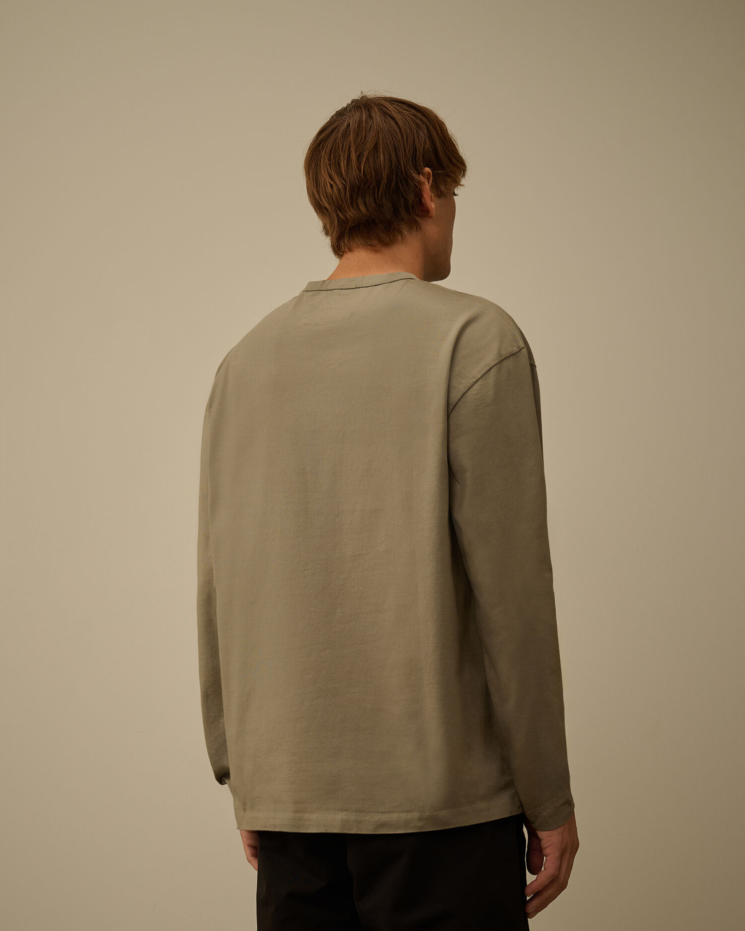 Mercerized 30/2 Jersey Twisted Long Sleeve T-Shirt - 4