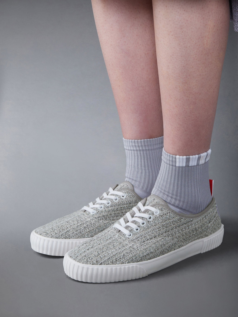 Heritage tweed low-top sneakers 4