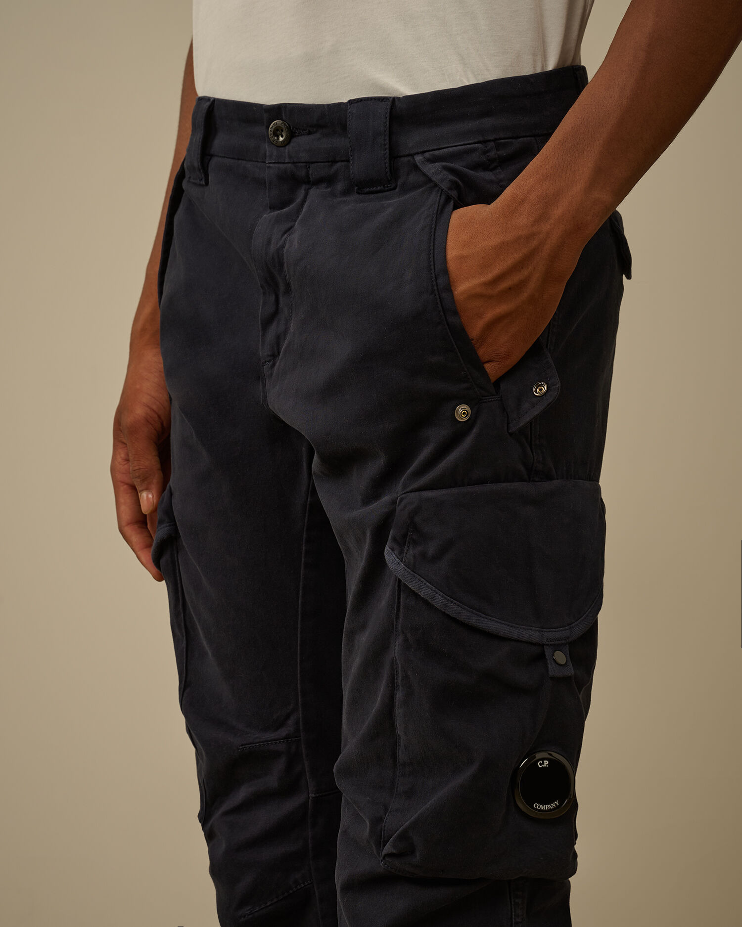Stretch Sateen Ergonomic Lens Cargo Pants - 5