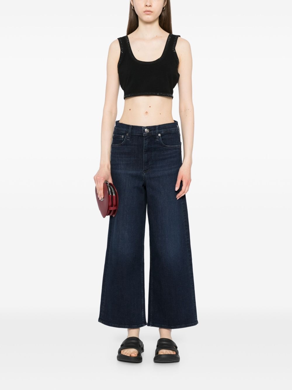 wide-leg jeans - 2