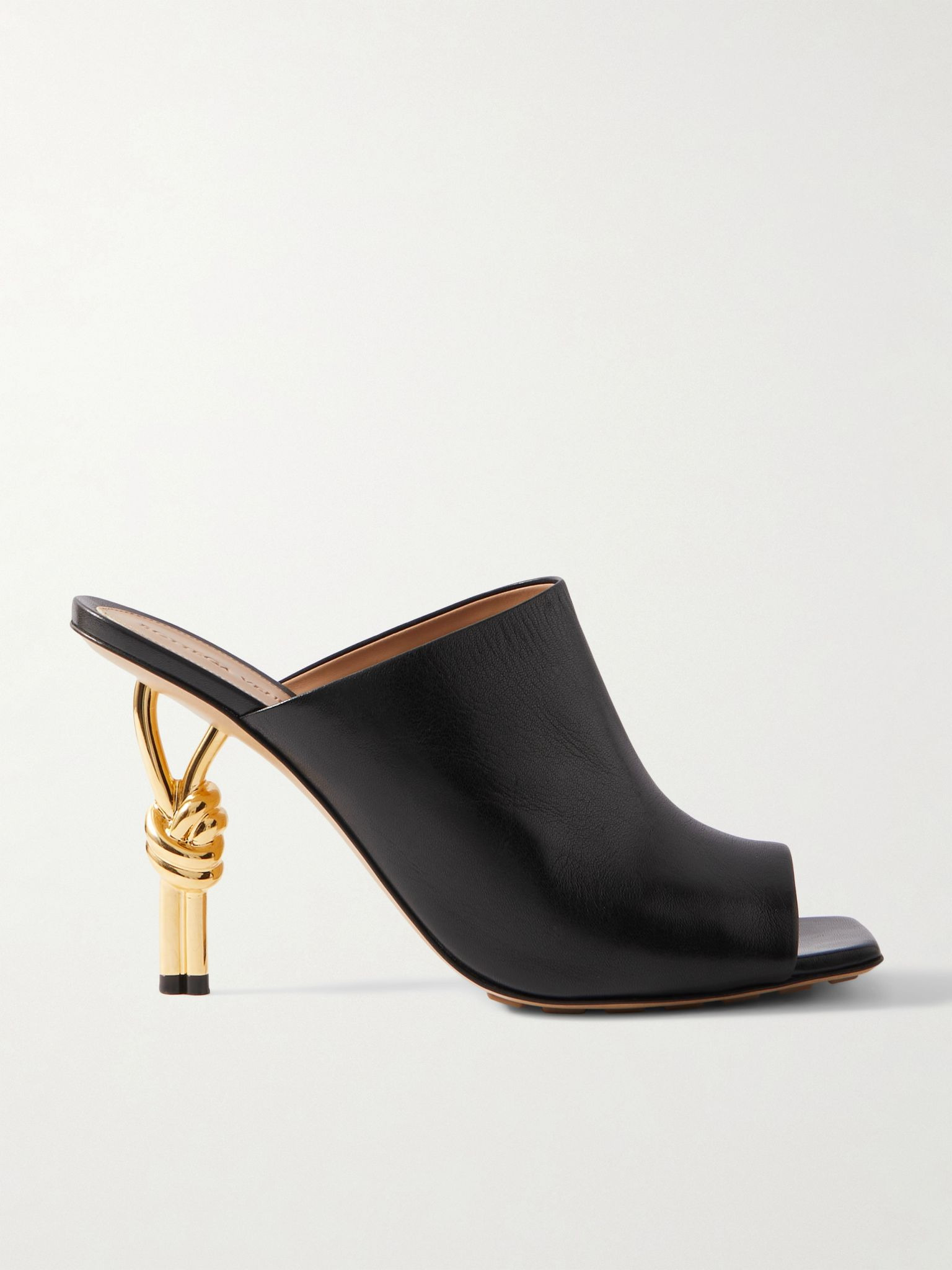 Leather mules Black - 1