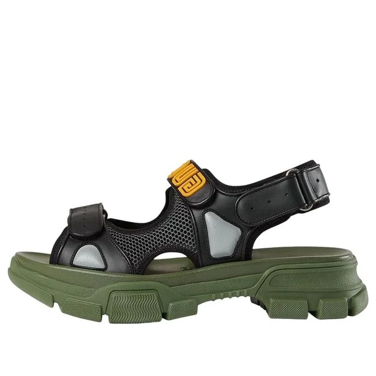 Gucci Sandal Sega 'Black Green' 546064-DIR10-1065 - 1