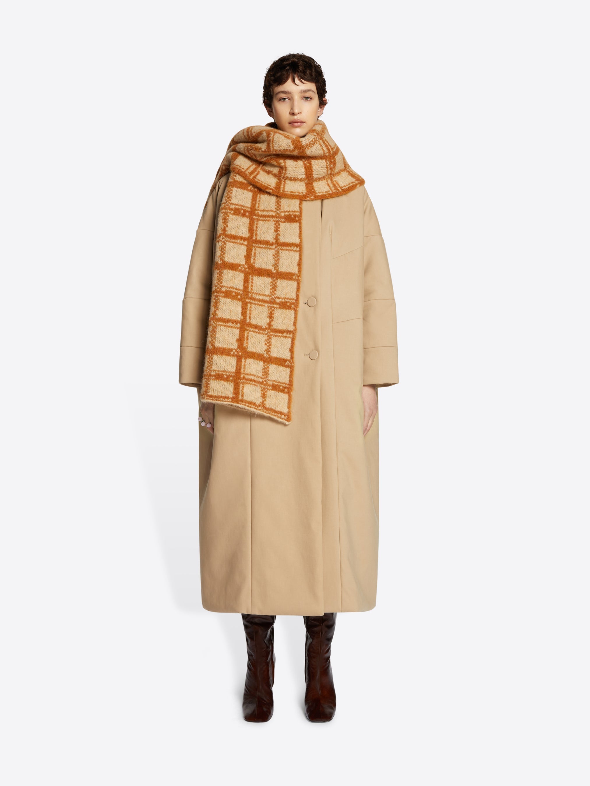 CHECKED SCARF - 3