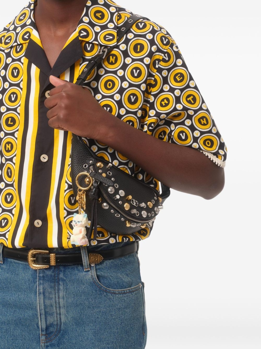 COTTON POPLIN BOWLING SHIRT WITH BULLES ROYALES PRINT - 6