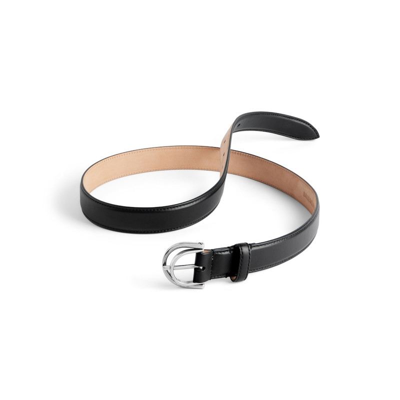 BALENCIAGA Women's Rodeo Belt  in Black outlook