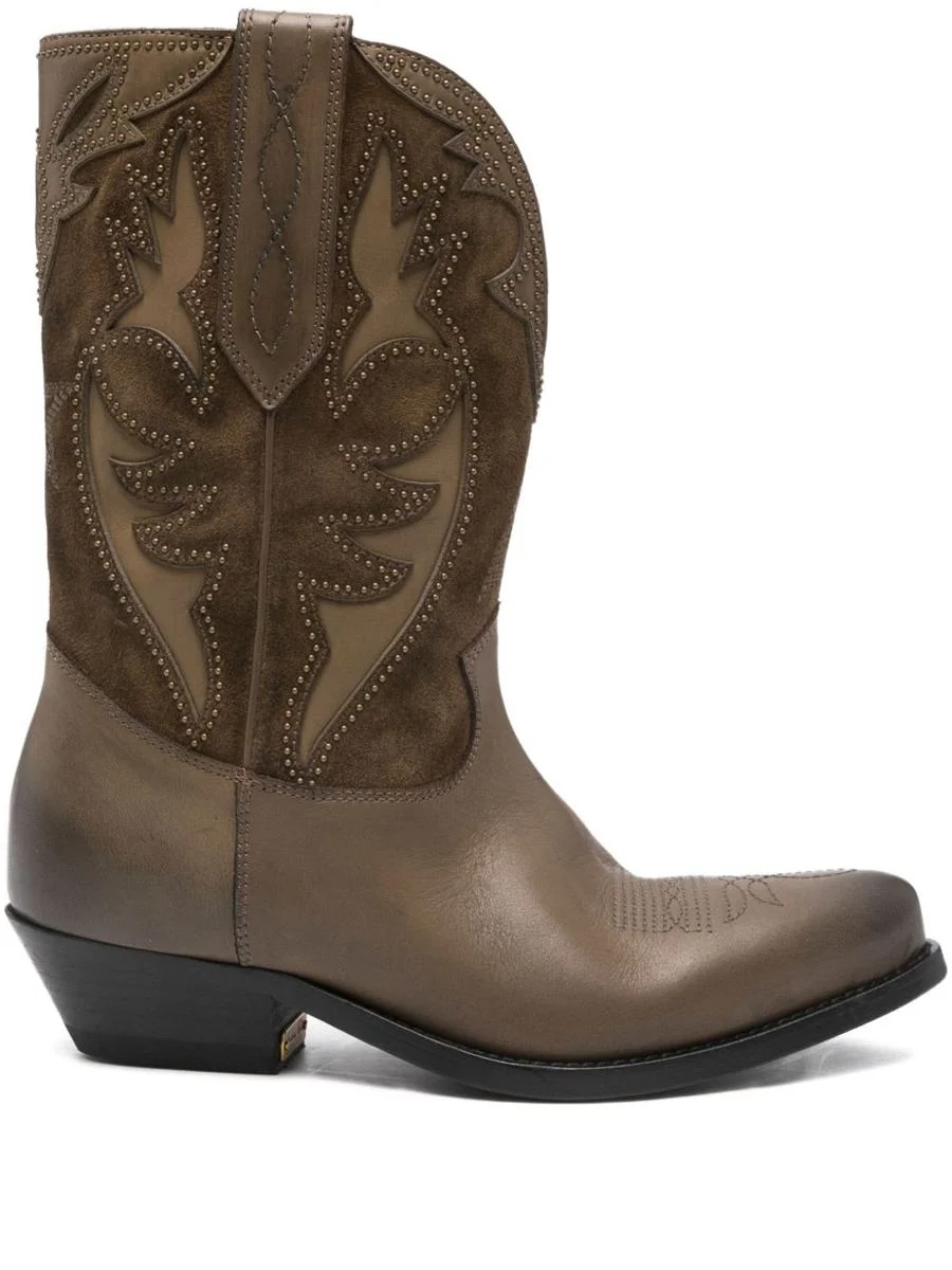 Golden Goose Wish Star Low Leather Boots - 1