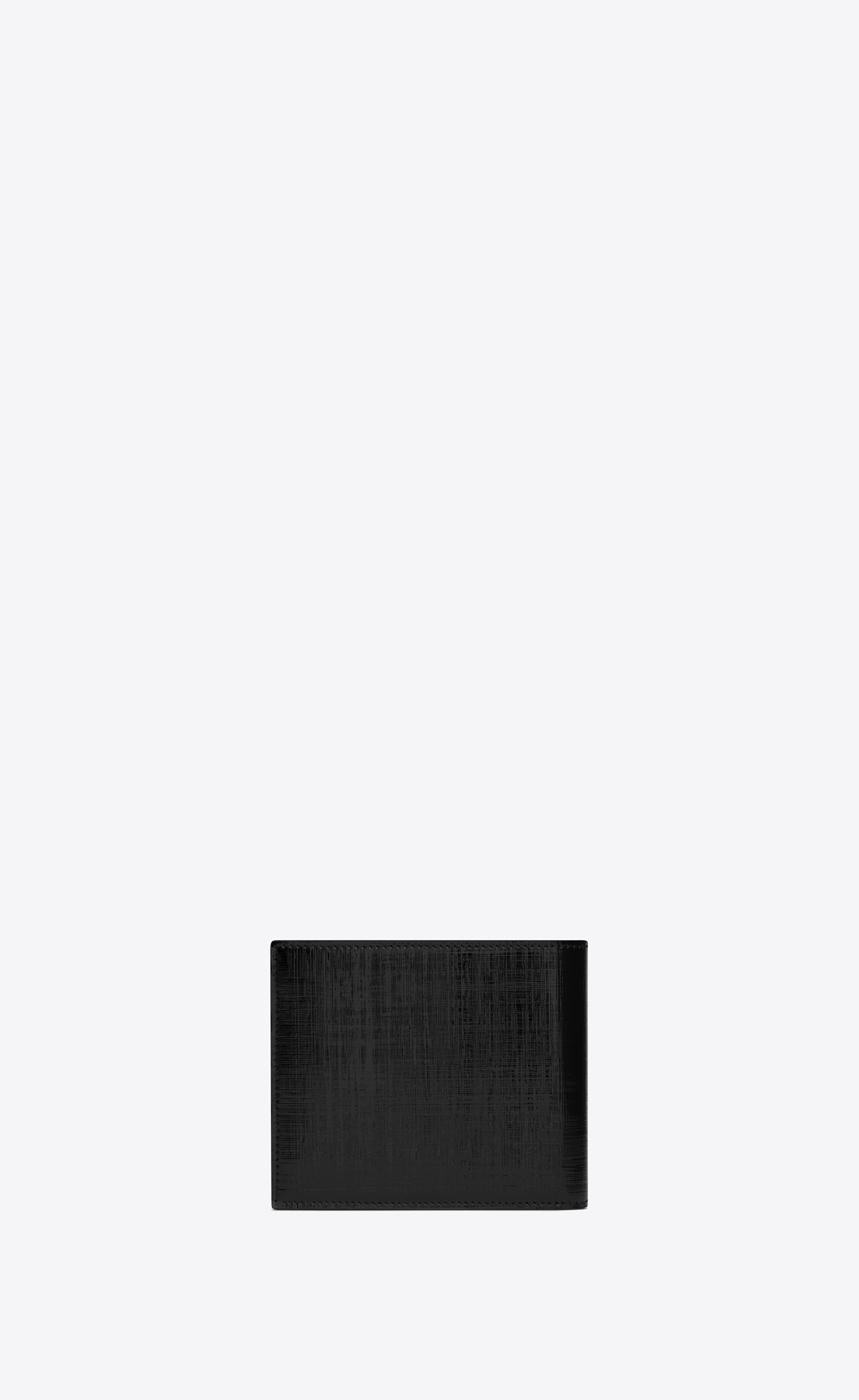 saint laurent paris east/west wallet in saffiano leather - 2