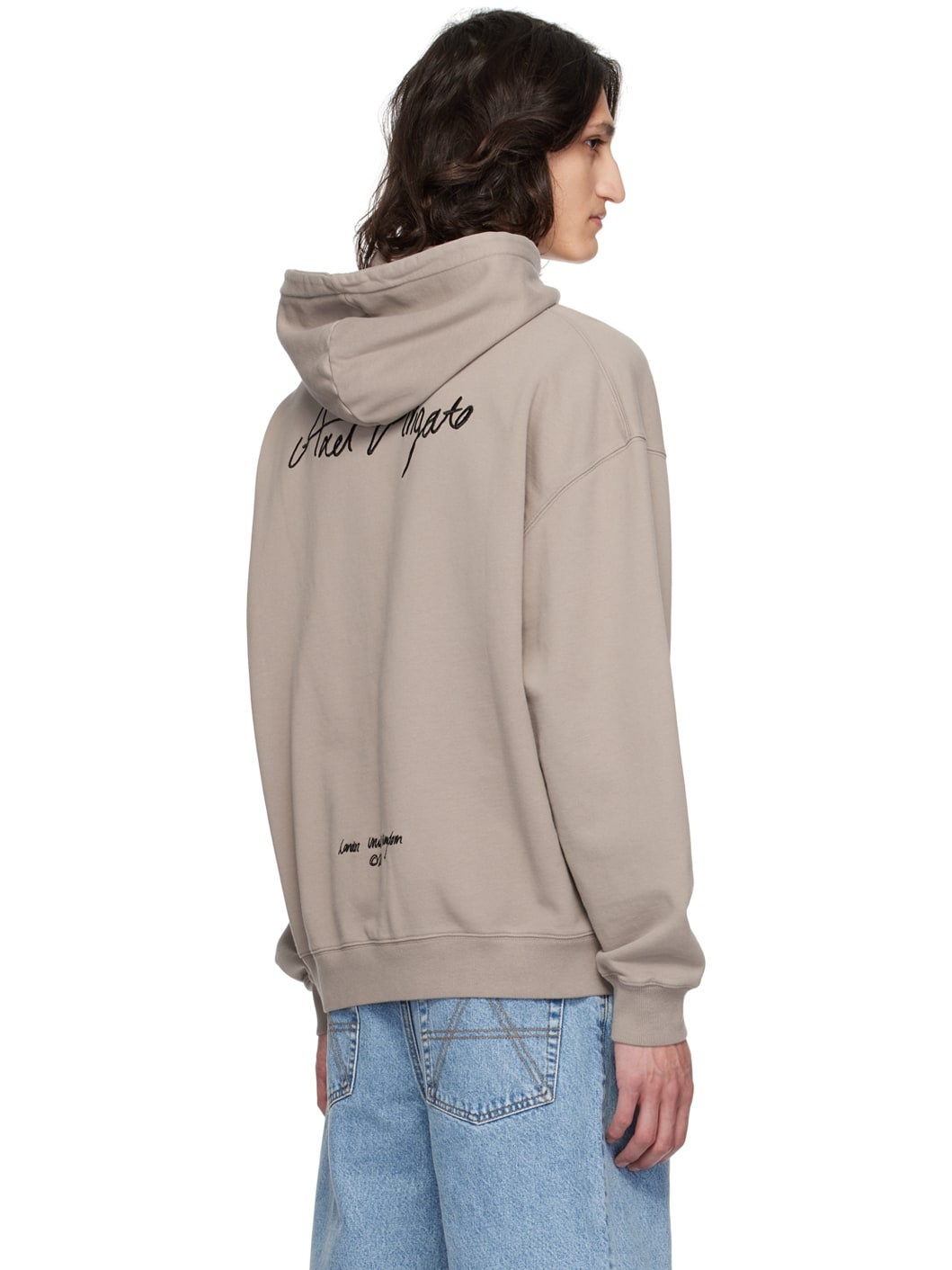 Taupe Drill Hoodie - 3