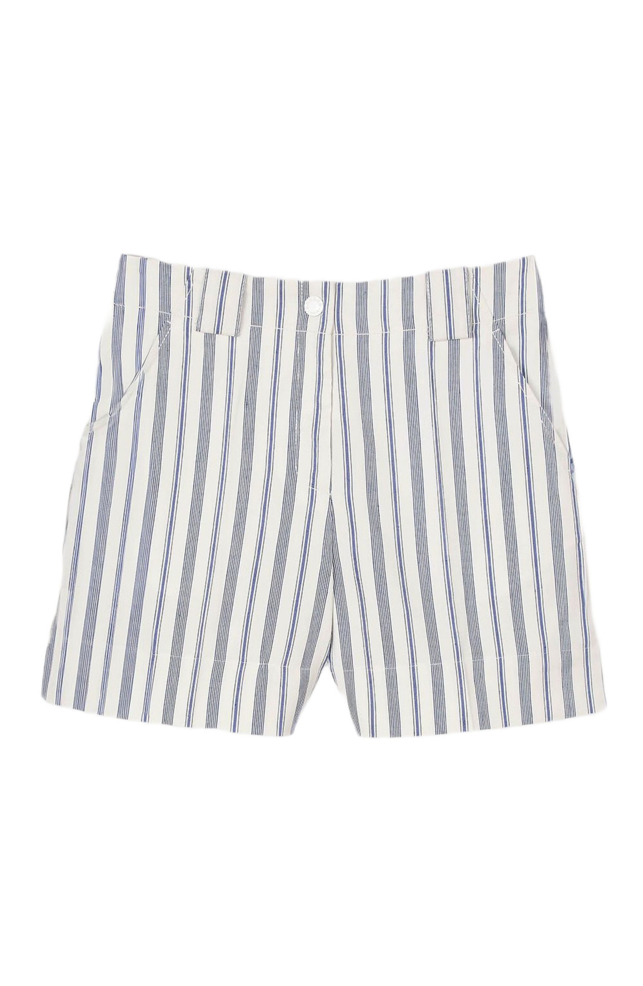SANDRO Striped shorts in Blue /Ecru at Nordstrom - 4