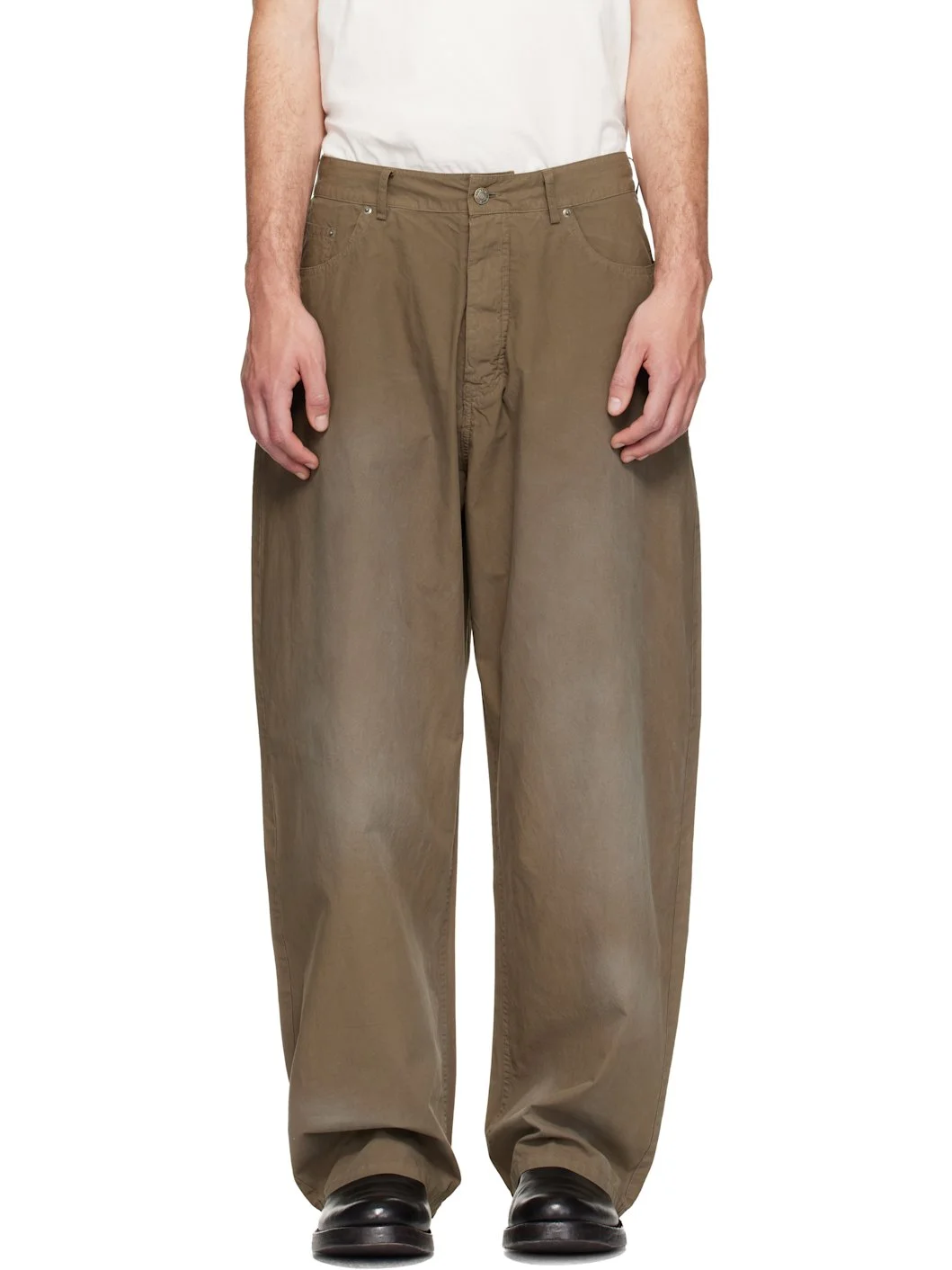 Khaki Big Daddy Trousers - 1
