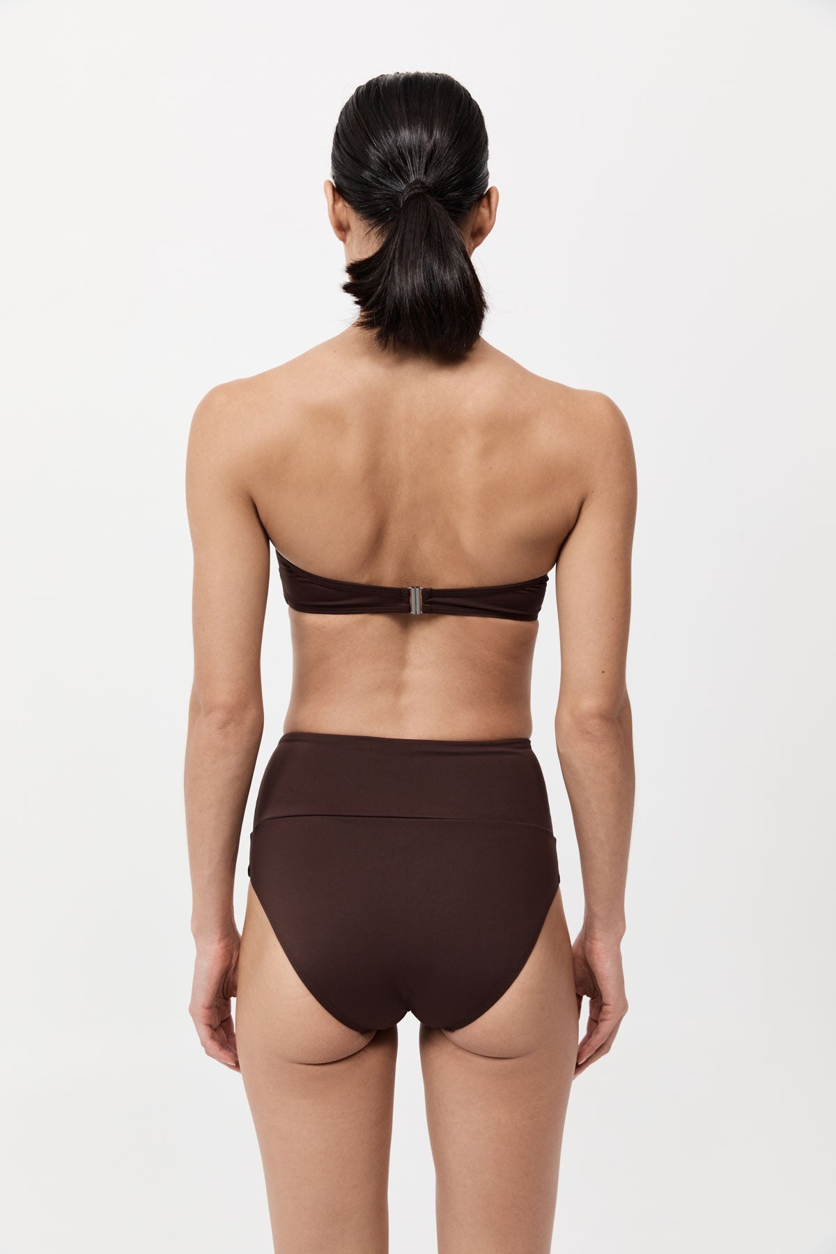 High Waisted Briefs - Cocoa - 5