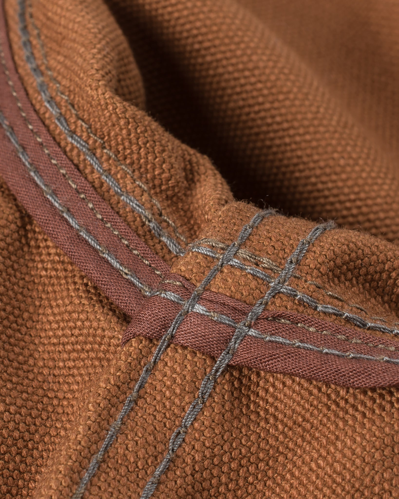 IHSH-189-BRN 17oz Duck CPO Work Shirt - "The UnTucked" - Brown - 18