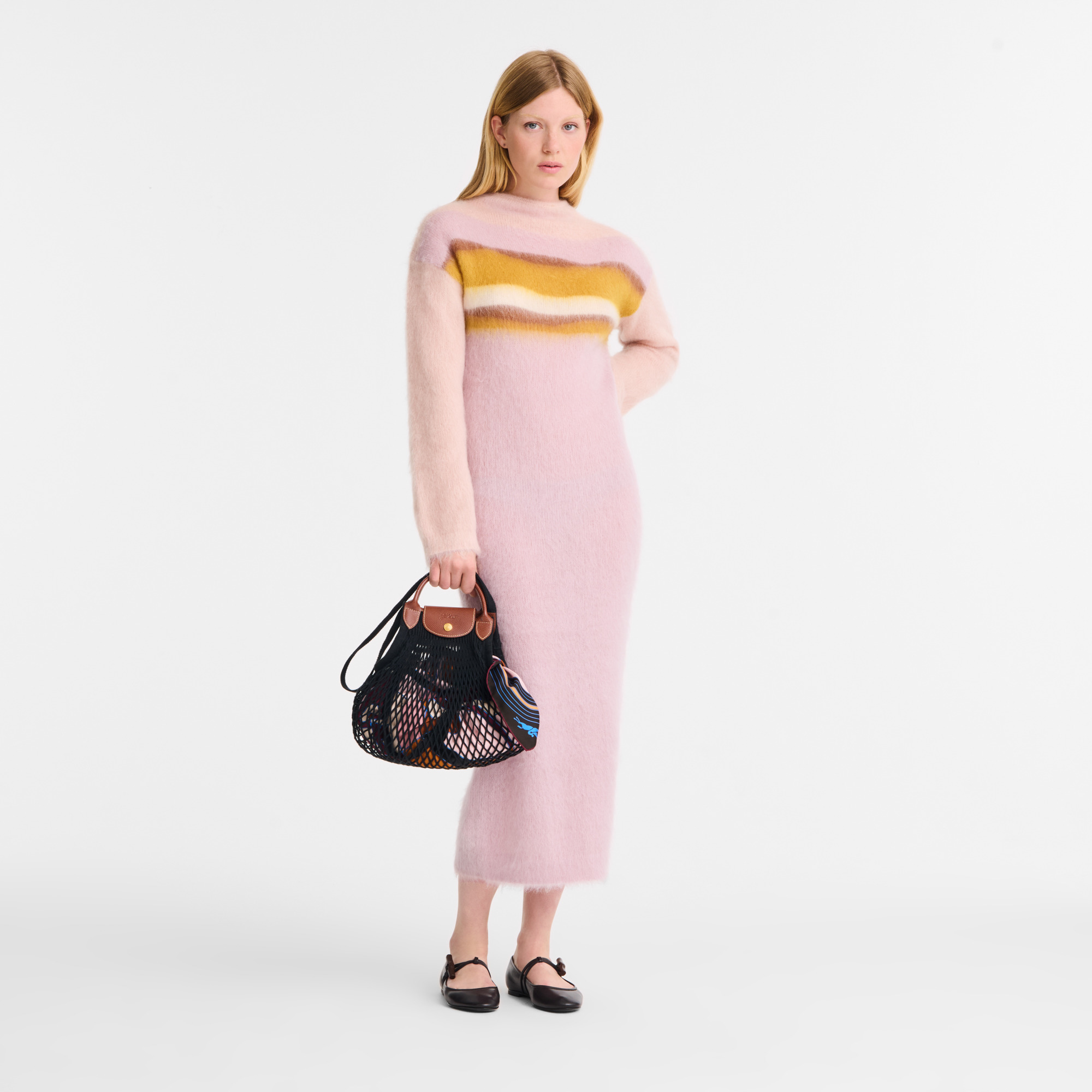 Le Pliage Filet L Mesh bag Black - Canvas - 2